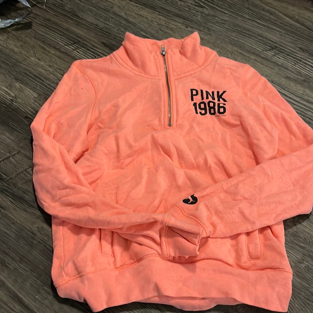 Pink zipped sweater